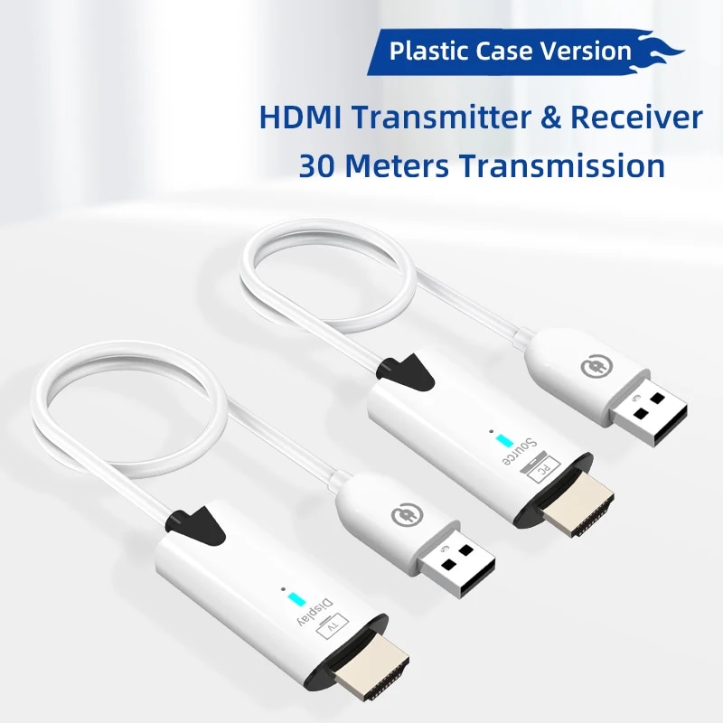 30m drahtlose Übertragung Video Sender und Empfänger HDMI Extender Display Adapter Kabel Bildschirm Spiegel für Kamera PC zu TV