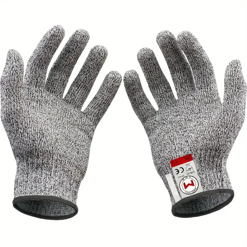 Guantes de tela inteligentes resistentes al corte, cómodos, lavables a máquina, impermeables, seguridad inteligente, 1 par