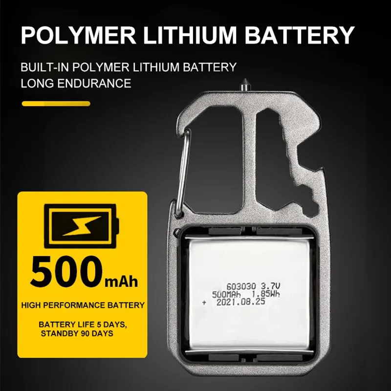 Mini linterna LED ultra pequeña, llavero, luz fuerte, linterna portátil ultraligera