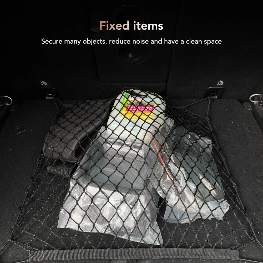 ไนลอนด้านหลังรถ Cargo สุทธิ Trunk จัดเก็บสุทธิสําหรับ Audi A1 A2 A3 A4 A5 A6 A7 A8 Q2 Q3 Q5 Q7 S3 S4 S5 S6 S7 S8 TT TTS