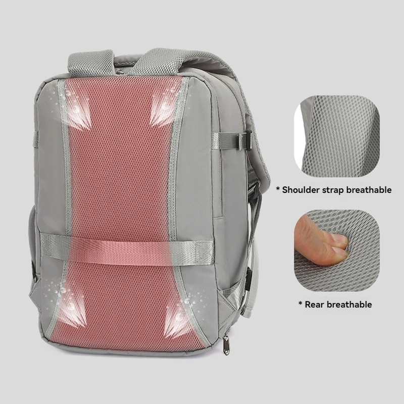 Lumin Zaino 42x18x29 Borsa da cabina Zaino da viaggio per uomo Donna Bagaglio a mano Zaino per laptop per il tempo libero mochila para viaje cabina
