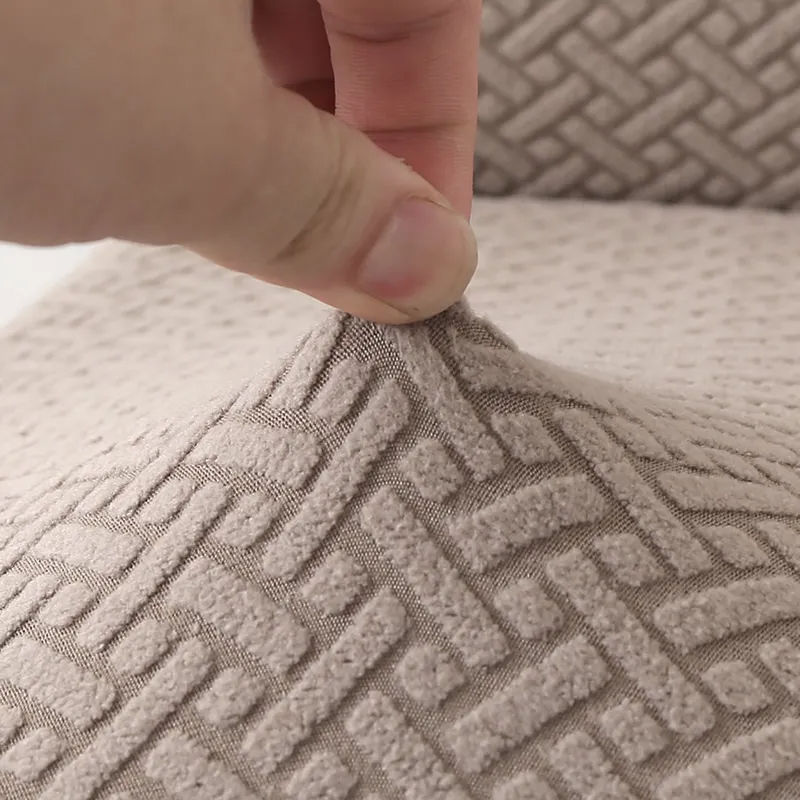 Elastic Dining Room Chair Cover Stretch Thick Jacquard Kitchen Chair Cover Slipcover For Dining Kitchen Hotel Wedding Banquet
