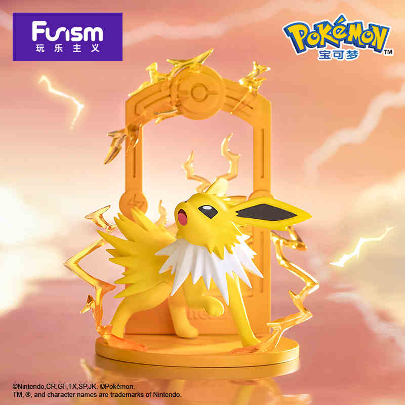 Pokemon genuino Eeveeornament Vaporon Flareon Espeon Umbreon Leafeon Glacion Sylveon Jolteon caja ciega regalo de figura de acción