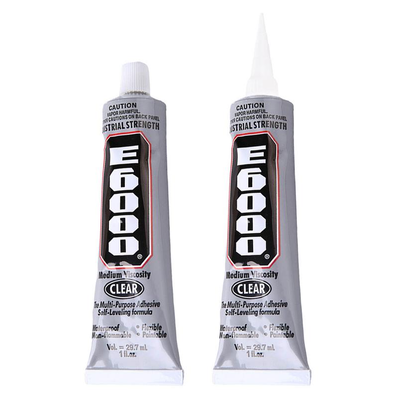1 PC E6000 กาวอเนกประสงค์อีพ็อกซี่เรซิ่นซ่อมกาวโทรศัพท์มือถือหน้าจอสัมผัสกาวเหลวคริสตัลเครื่องประดับหัตถกรรมกาวกาว
