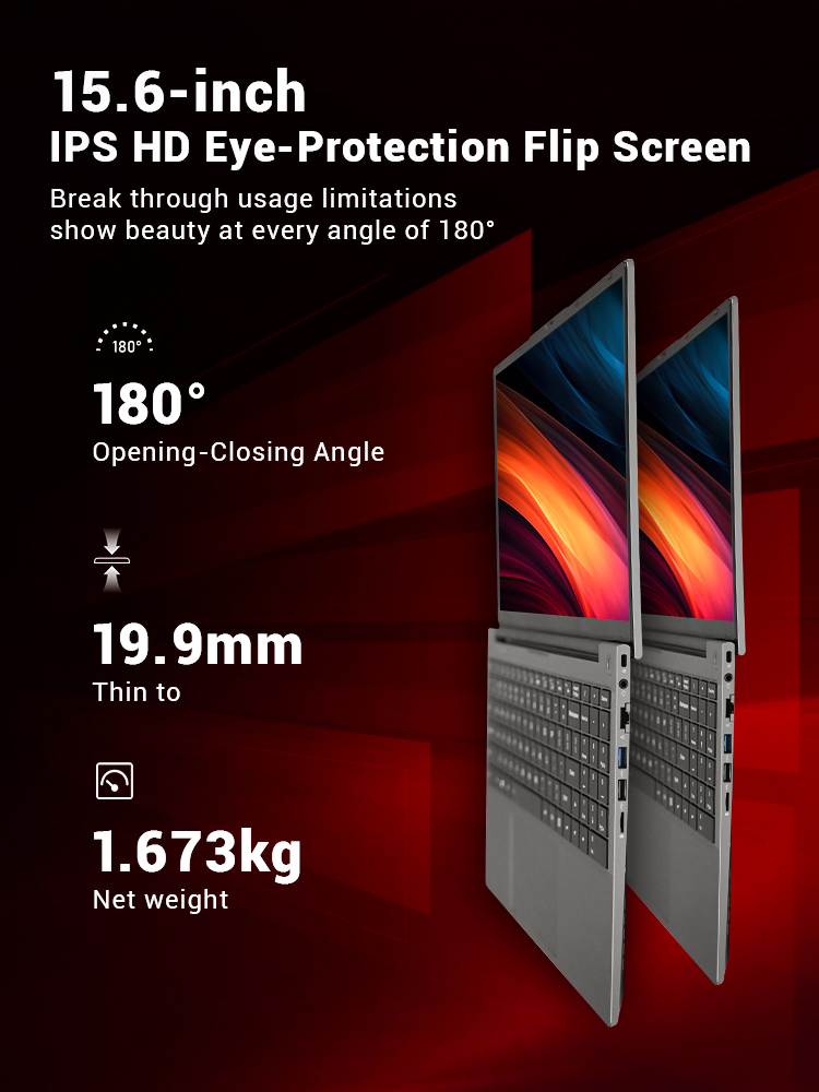 Firebat AS11 Laptop AMD R5 7430u CPU 16GB RAM SSD 512GB Lightweight Business Computer Windows 15.6 Inch Notebook BT5.2 WiFi6