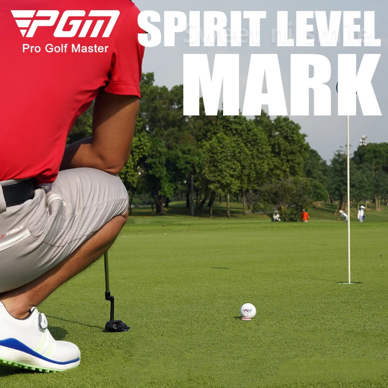 PGM Golf Level Function Marks Magnetic Cap Clip Golf Ball Marker Red and Blue MK011