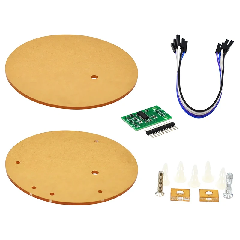Sensor de peso de celda de carga Digital HX711, módulo de ruptura convertidor AD, báscula de cocina electrónica portátil de 5KG y 10KG para báscula Arduino