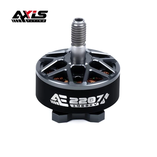 AxisFlying AE2207 V2 1860KV 1960KV 4 ~ 6S Lipo มอเตอร์ไร้แปรง 5mm SHAFT เหมาะสําหรับ 5 นิ้วใบพัดดอกไม้ Fly Traversing Drone