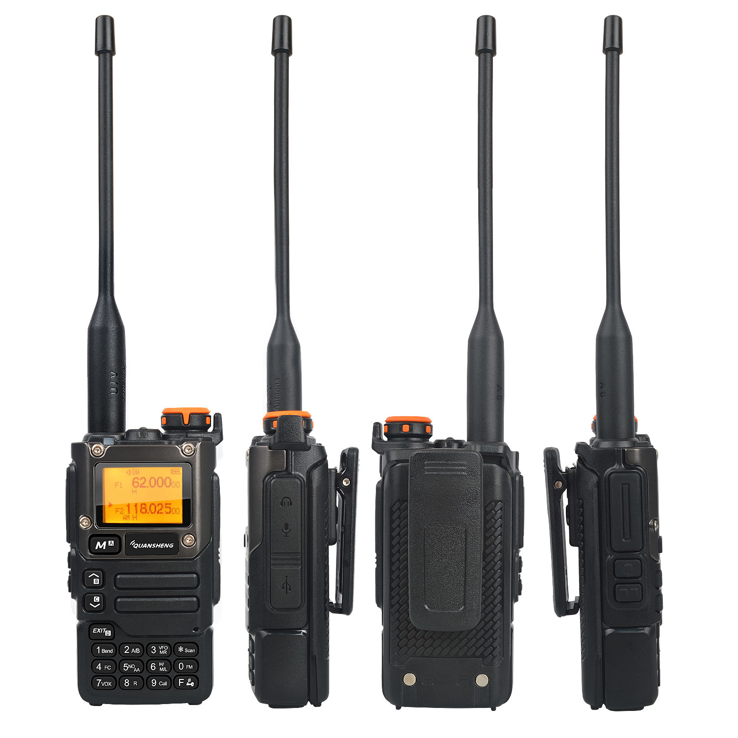 UV-K5(8) Air Band 50-600 МГц Rx Многодиапазонный 136-600 МГц Tx DTMF Скребок Vox Частотное сканирование Копия NoAA FM Quansheng Walkie Talkie