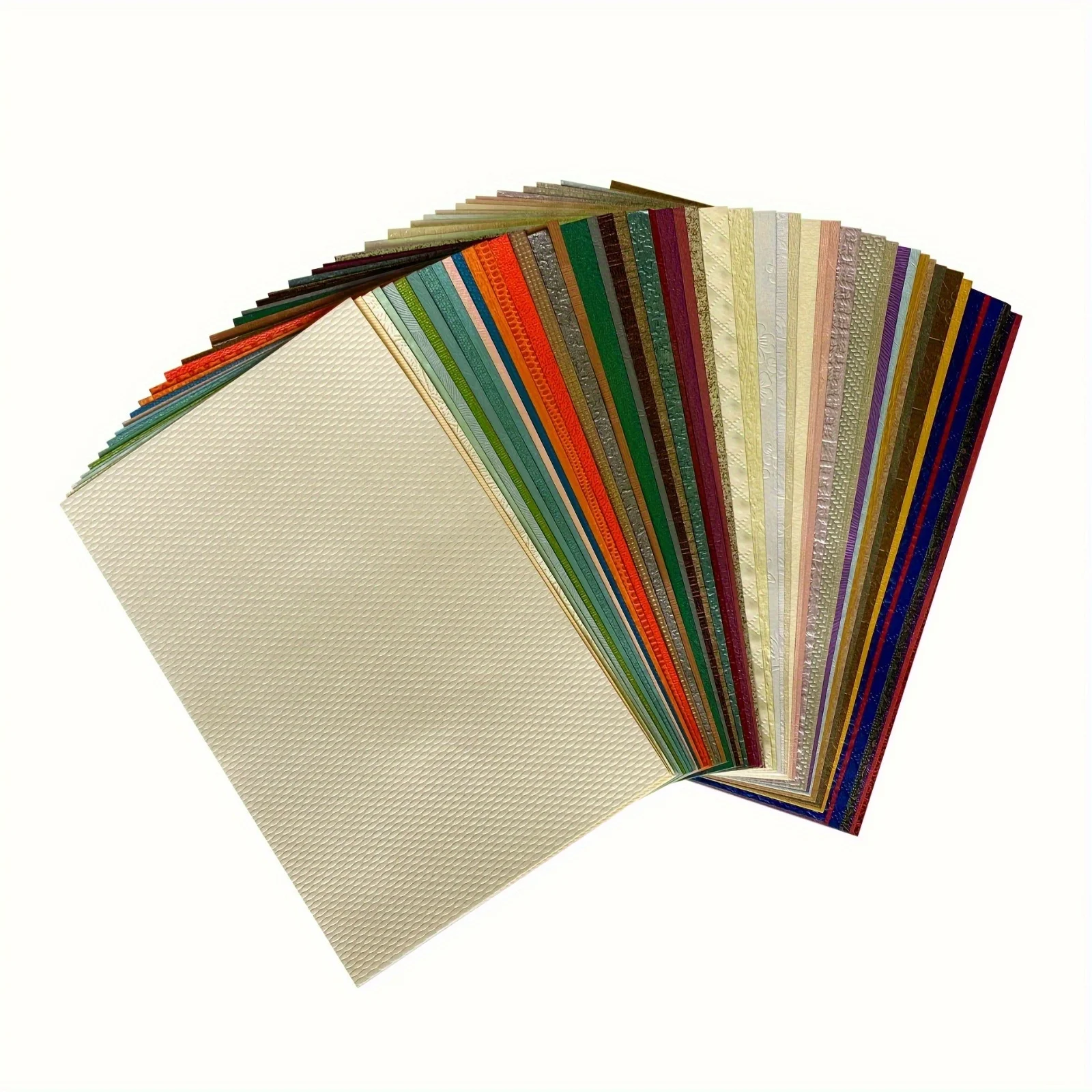 Cartoncino A6/A5 Pearl Collection 50 fogli di cartoncino non ripetibile per scrapbooking, biglietti di ringraziamento e artigianato fai-da-te