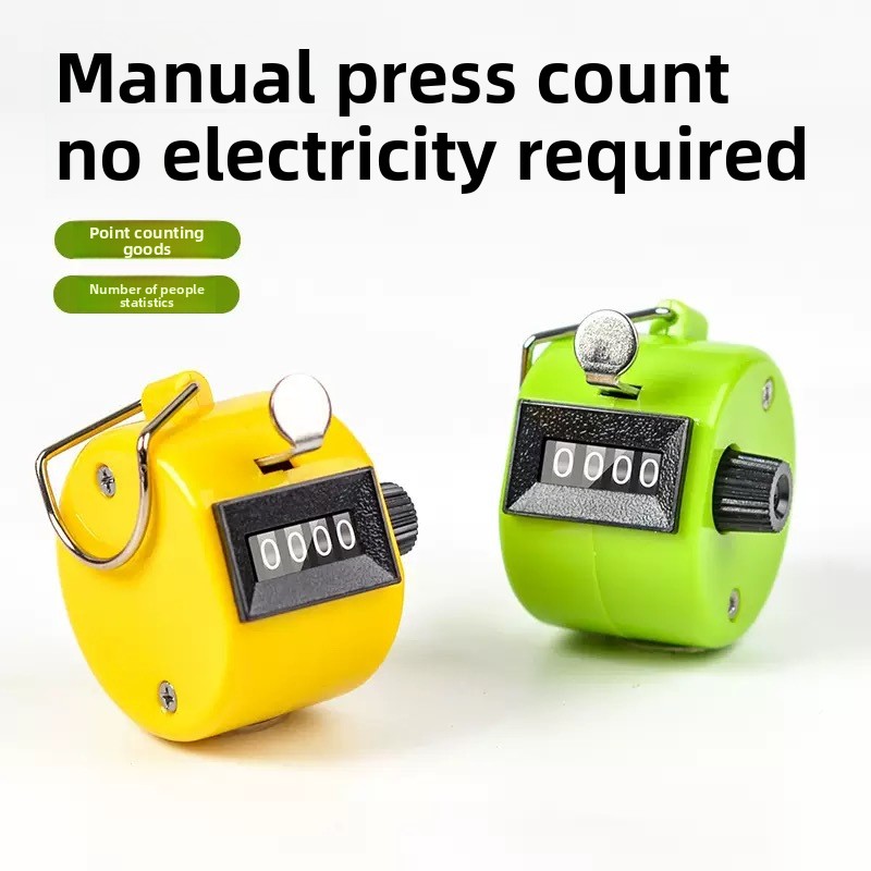 Vingerteller Ringteller Elektronische teller Visuele telknop Mini Handheld Counter Device Tracker Keeper