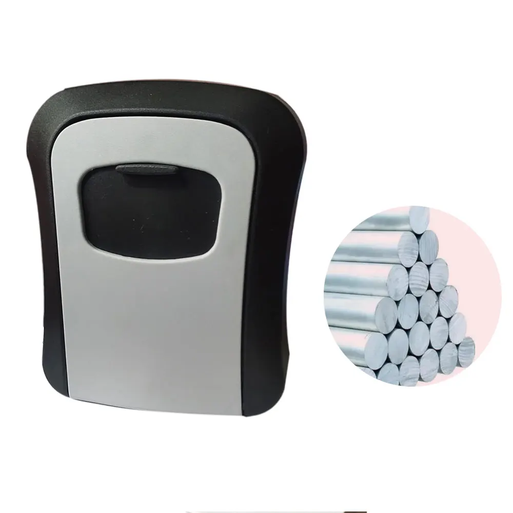 Weatherproof ติดผนังกุญแจปลอดภัยรหัสผ่านกล่องกุญแจกล่องล็อคกุญแจ No4 COMBINATION Key Storage LOCK กล่องในร่มและกลางแจ้ง