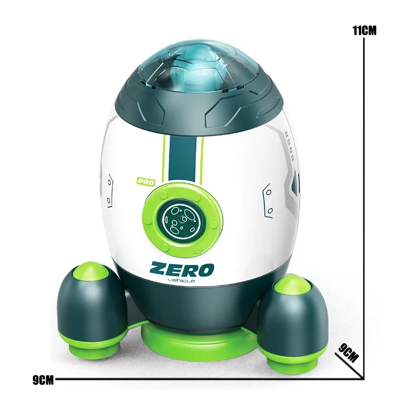Carro de inércia espaço modelo de plástico carros brinquedos das crianças deformação foguete nave espacial criança exploração espacial veículo presente para meninos