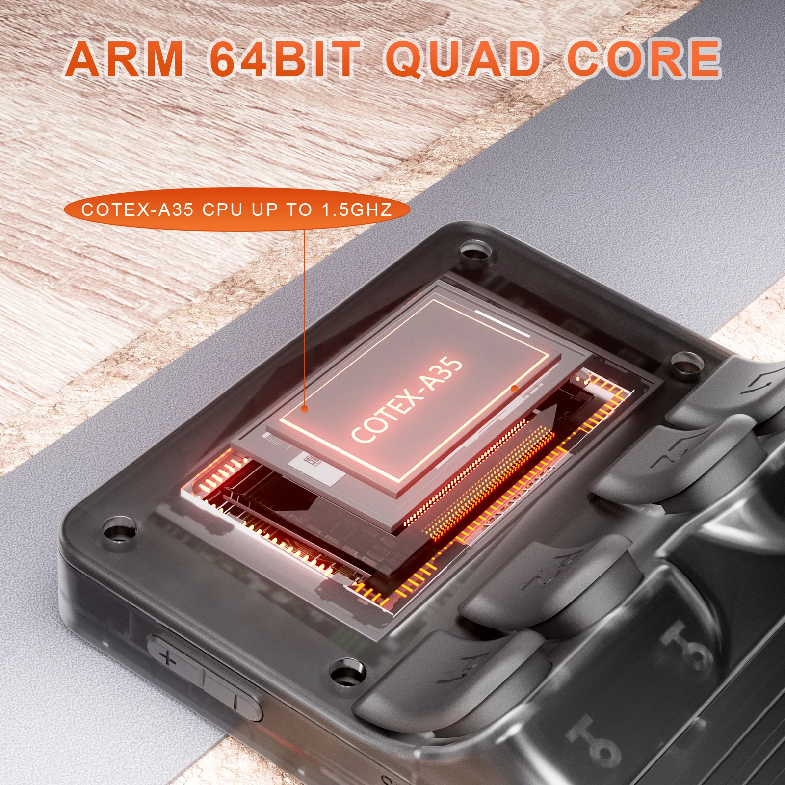 R36S Handheld Game Console 3.5Inch IPS 640x480 Screen Built in 64GB Memory Retro Games Portable Handheld Video Game Console