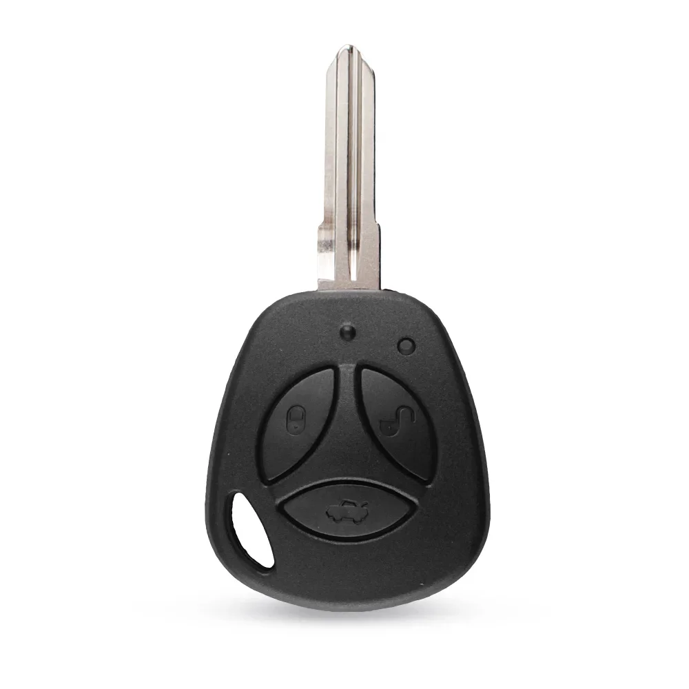 KEYYOU Car Key For Lada Vesta Granta Priora Kalina 3 Buttons Uncut Auto Blank Remote Key Case Cover Fob Replacement Car Shell