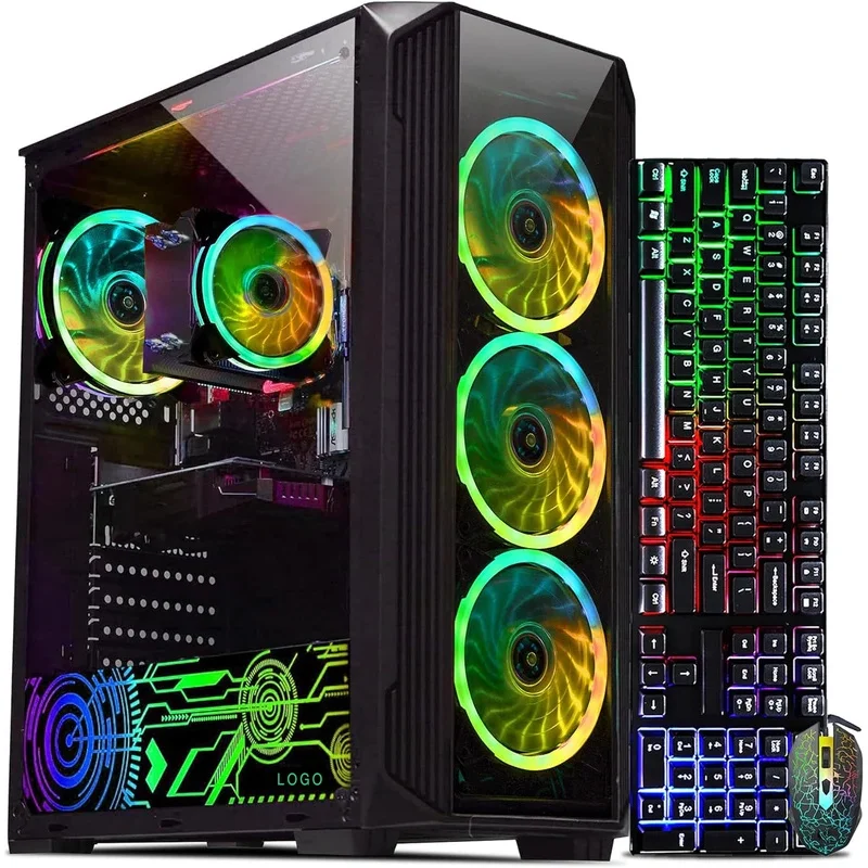 Venta al por mayor Torres de escritorio Juegos PC Computadora Set completo Intel Core I7 4.0Ghz GTX 1660S 6GB 32GB DDR4 RAM 1TB SSD RGB Ventiladores para jugadores