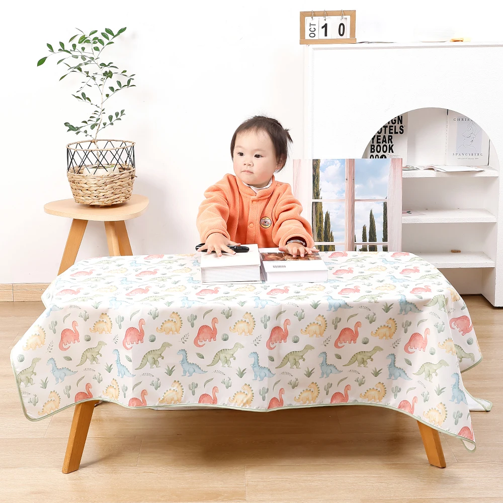 Elinfant 1 PC เก้าอี้สูงเด็ก Splat MAT แบบพกพาเก้าอี้รับประทานอาหารเด็ก MAT กันน้ํารั่วไหล MAT Anti-SLIP Protector Splash MAT