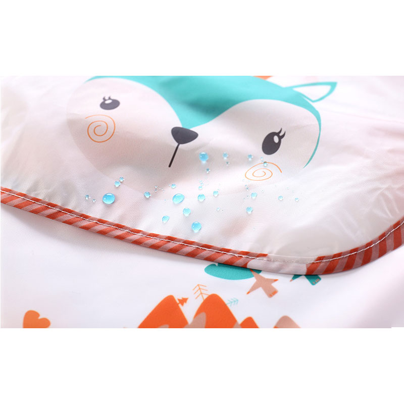 Baby-Langarmschal, wasserdicht, für Kleinkinder, Kunstkittel, Lätzchen, Schürze, Tasche, Kleinkinder, Jungen und Mädchen, Spucktuch, Bananenlätzchen für 1–3 Jahre