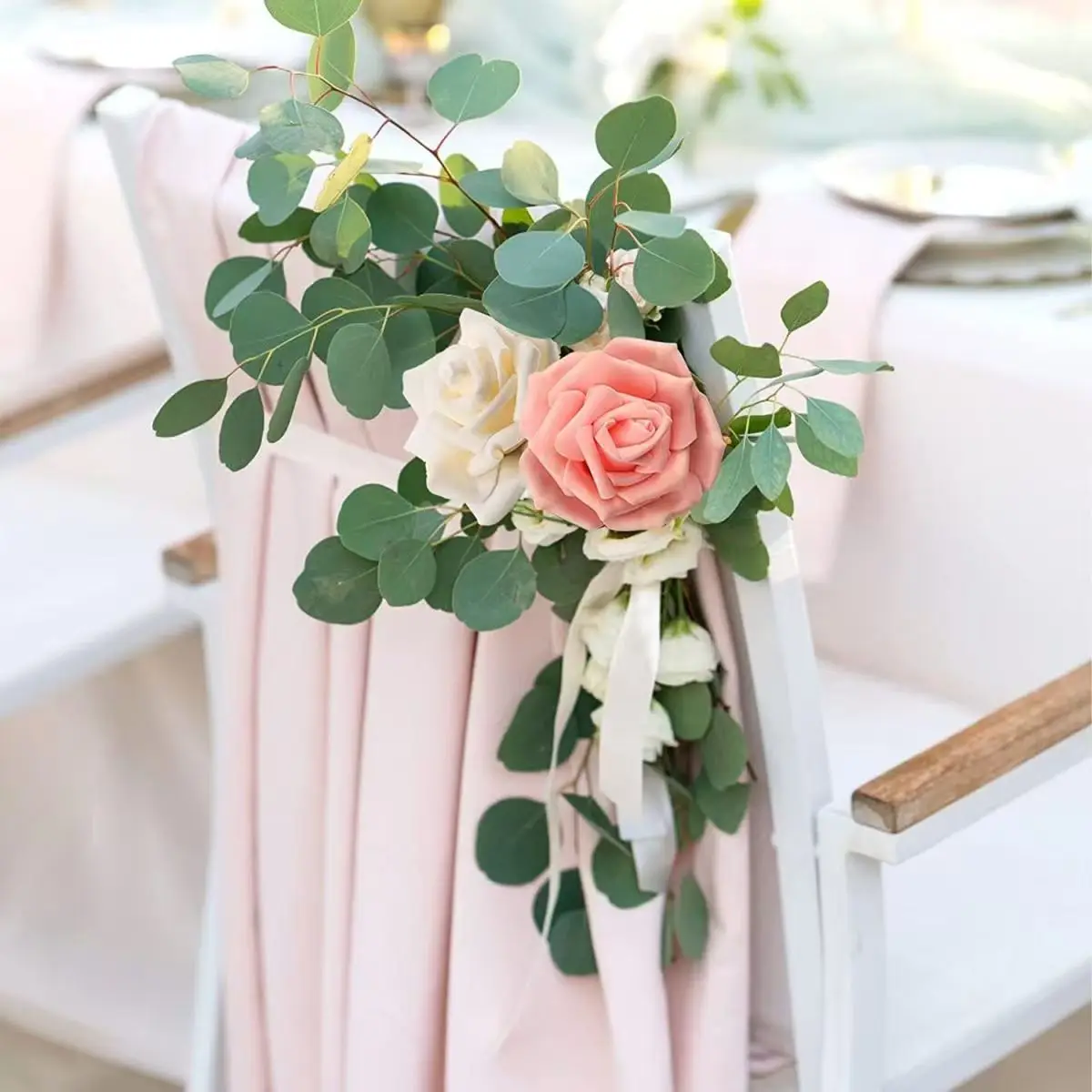 25 Stück künstliche Rosen aus Schaumstoff, künstliche Kunstblumen, Rosen für DIY-Hochzeitssträuße, Party, Heimdekoration, Gartendekoration