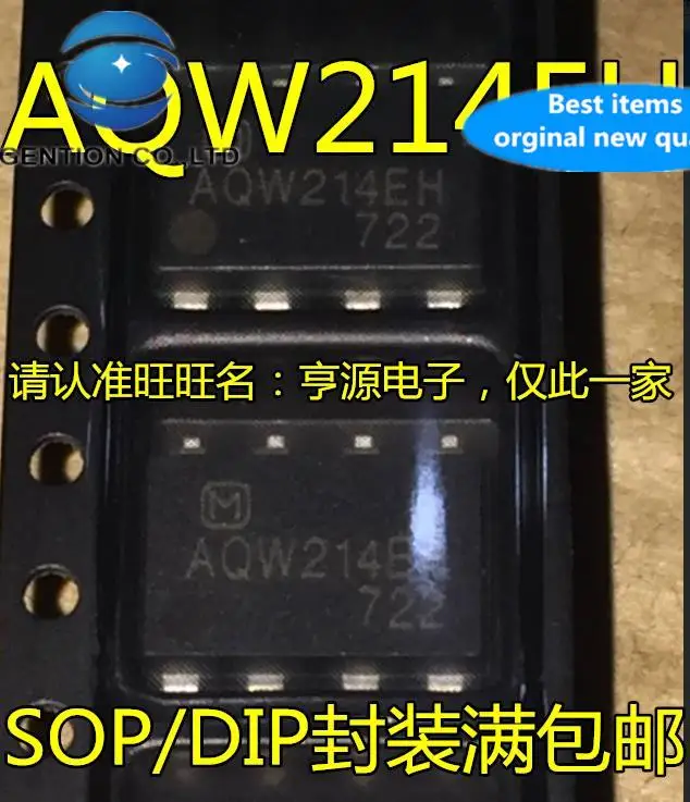 20pcs 100% originale nuovo AQW214 AQW214EH KAQW214A KAQW214 W214A W214 SOP/DIP
