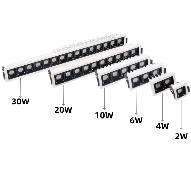 LED downlight Spotlight die casting 2W4W6W10W20W30W sky lantern COB grid lamp ceiling lamp living room interior lighting bulb