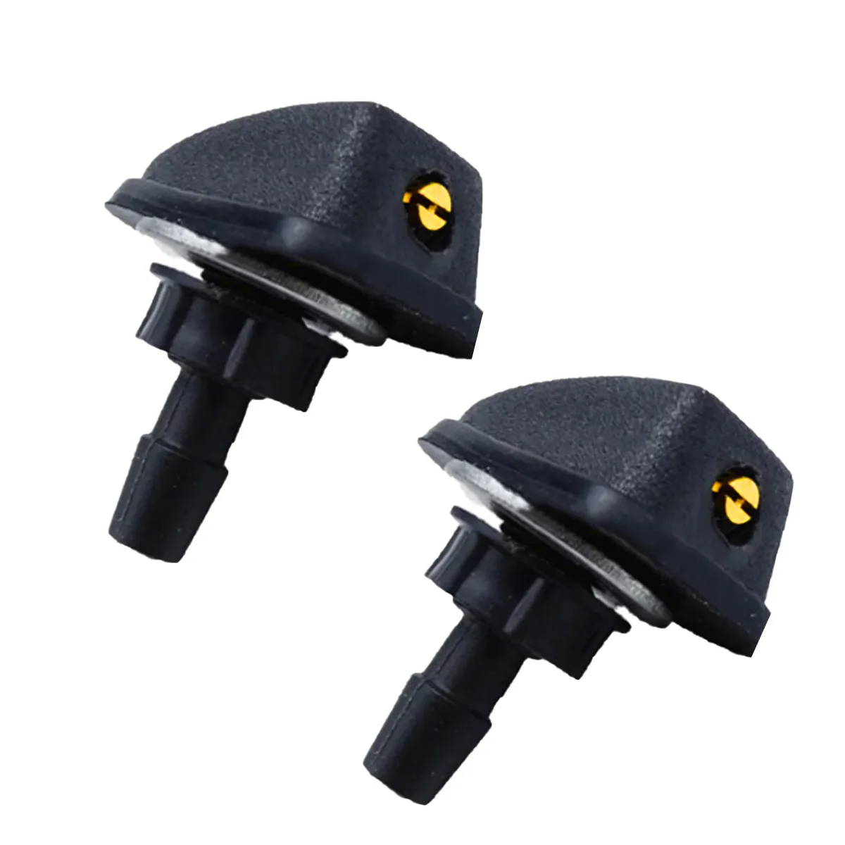 2 Stuks Universele Voorruit Ruitenwisser Nozzle Jet Sproeier Kits Sprinkler Water Fan Uitloop Cover Washer Outlet Aanpassing