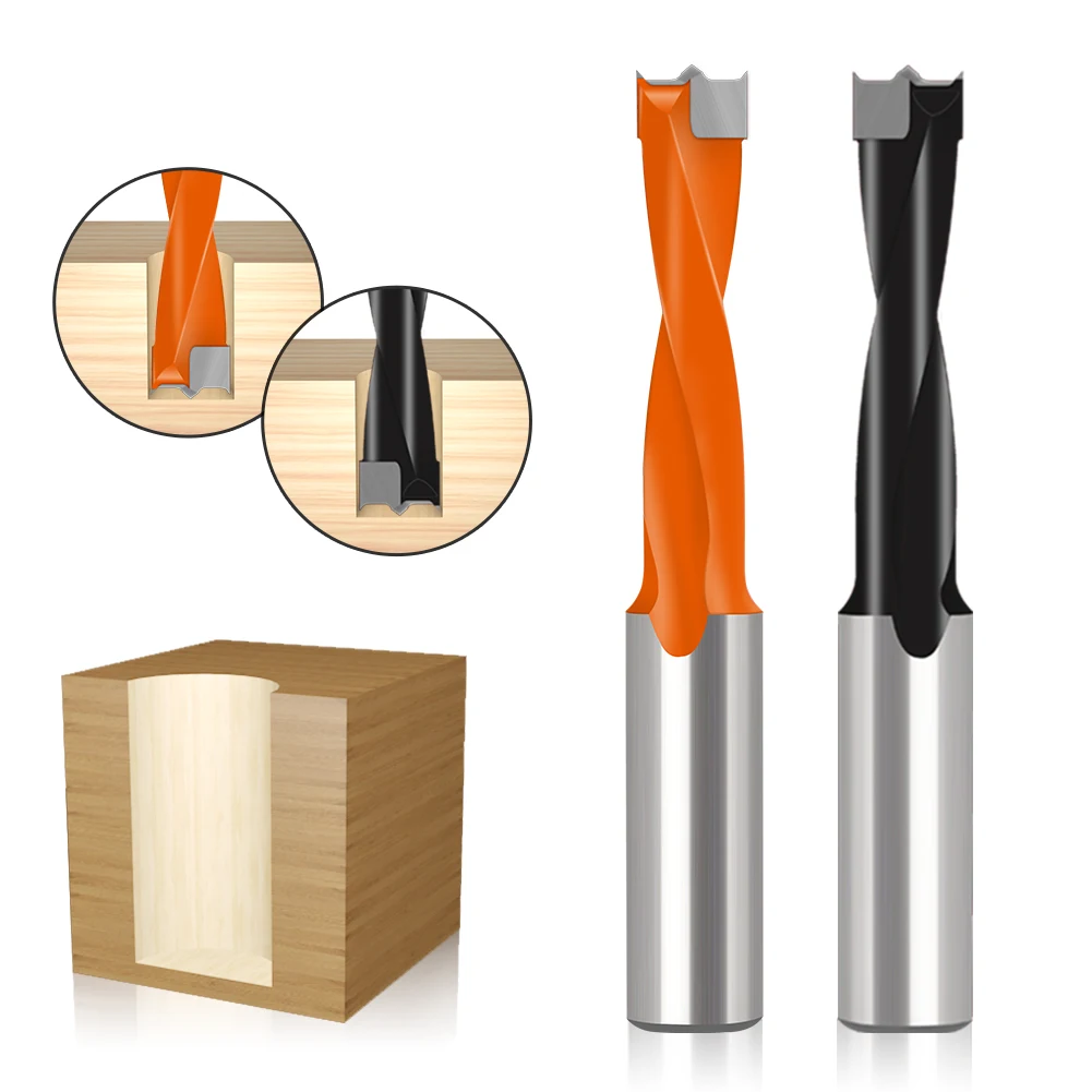 Máy Bào Gỗ Hàng Khoan Tiến Biến Ngược Hợp Kim Gỗ Bit Mở 3 Trong 1 Bản Lề Thép Vonfram Bit