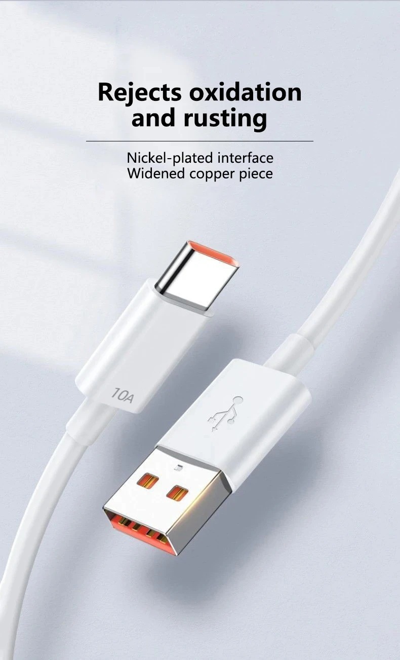 Original para Xiaomi 120W USB tipo C Cable Tipo 6A 67W Turbo carga rápida Mi 15 14 13 Ultra 13T Pro 12 Redmi Note 13 K70 Poco X6