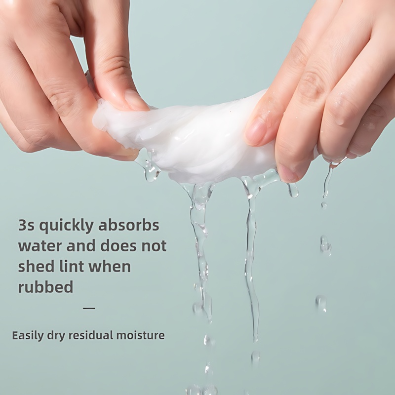 Compressed Travel Towels  - Thick & Soft Disposable Face Towels for Makeup Removal, Camping, Gym, Quick-Expanding & Porta