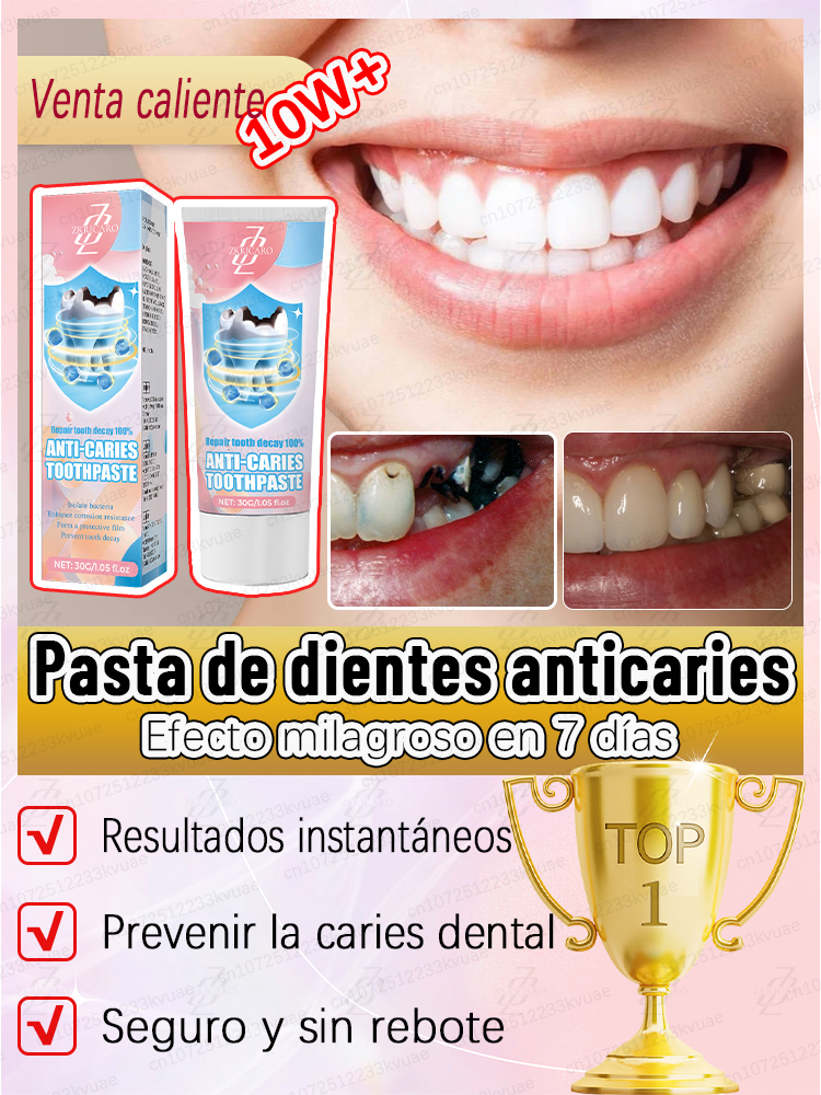 Reparar las caries, eliminar el dolor de muelas, restaurar y blanquear los dientes.