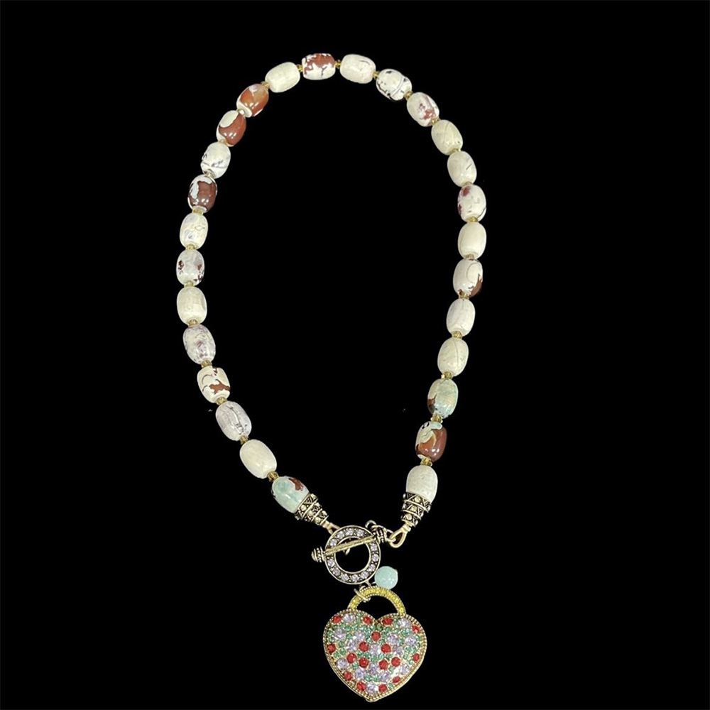 Vintage Temperament Hart Vogel Hanger Ketting voor dames meisje cadeau party Choker Sieraden groothandel