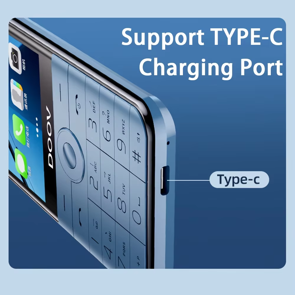 UNIWA DOOV R17 Pro 4G Smart Keyboard Mobile Phone 3.54" 4GB 64GB Touch Screen WiFi & Whatsapp Android 13 2300mAh Durable Battery