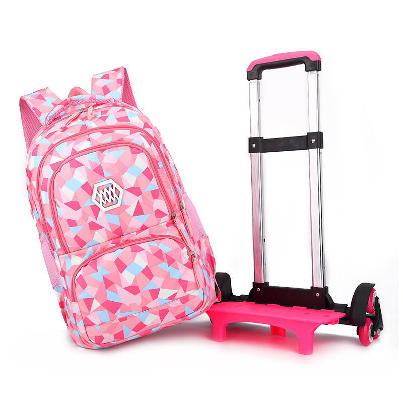 Rolltaschen für Mädchen und Kinder, Reisegepäck, rollende Schultaschen, Trolley-Tasche, Rucksack auf Rollen, Mädchen-Trolley, Schulrucksäcke, Beutel