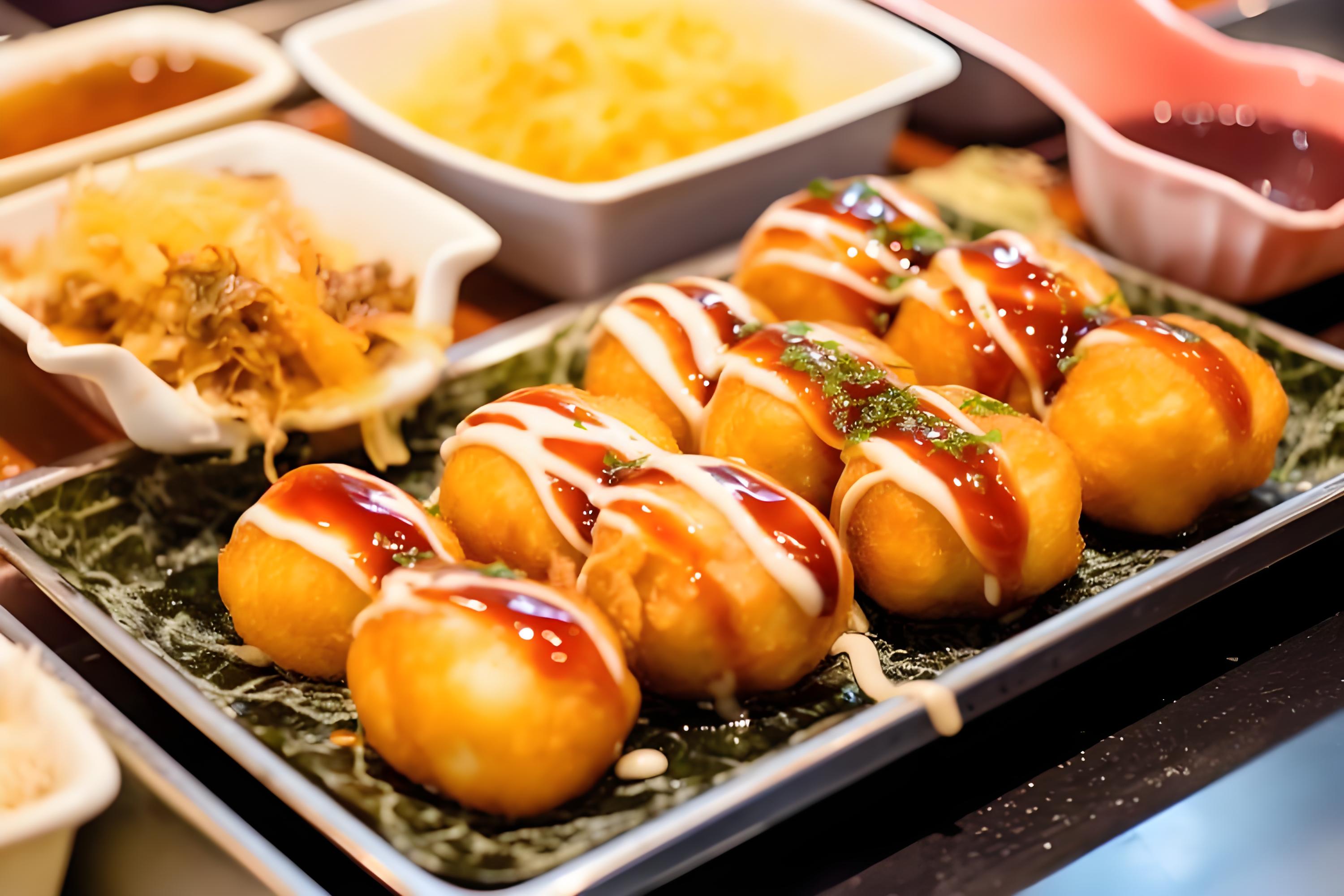 Japanese Octopus Balls (Takoyaki), Pack of 3, 480g per pack