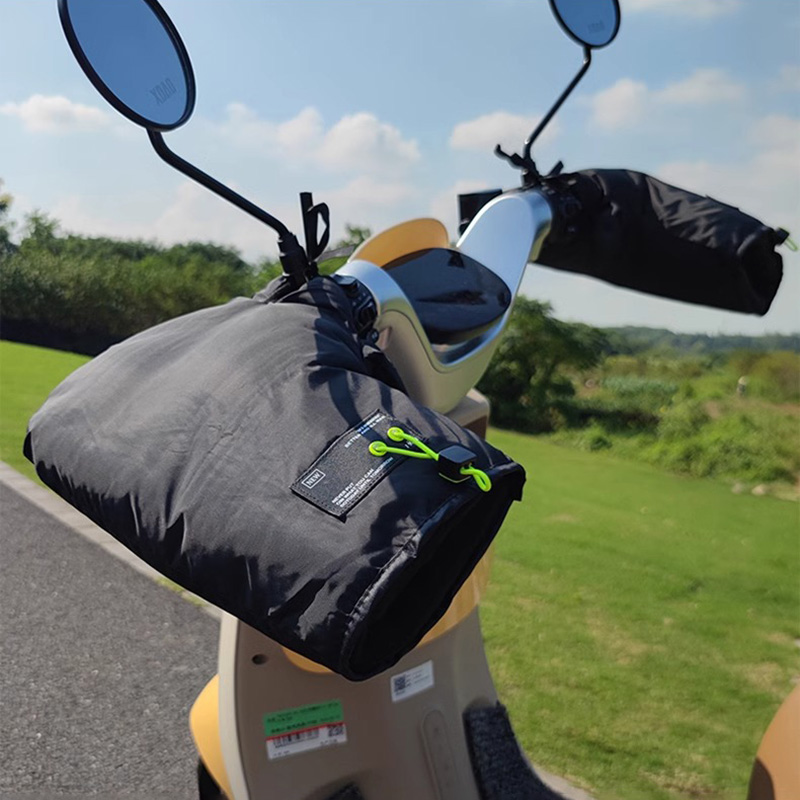 Motorcycle Handlebar Gloves Muffs Winter Warm Handle Gloves Waterproof Windproof Motorbike Handle Bar Hand Cover Muffs