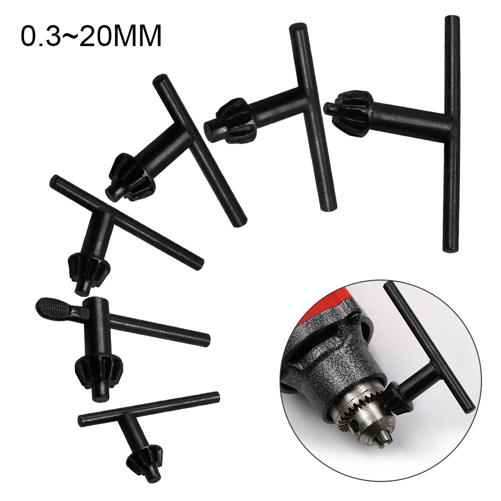 Herramienta de llave de mandril de taladro manual eléctrico, 0,3-4mm, 0,6-6mm, 1,5-10mm, 1,5-13mm, 3-16mm, 5-20mm, llaves de portabrocas, accesorios de torno