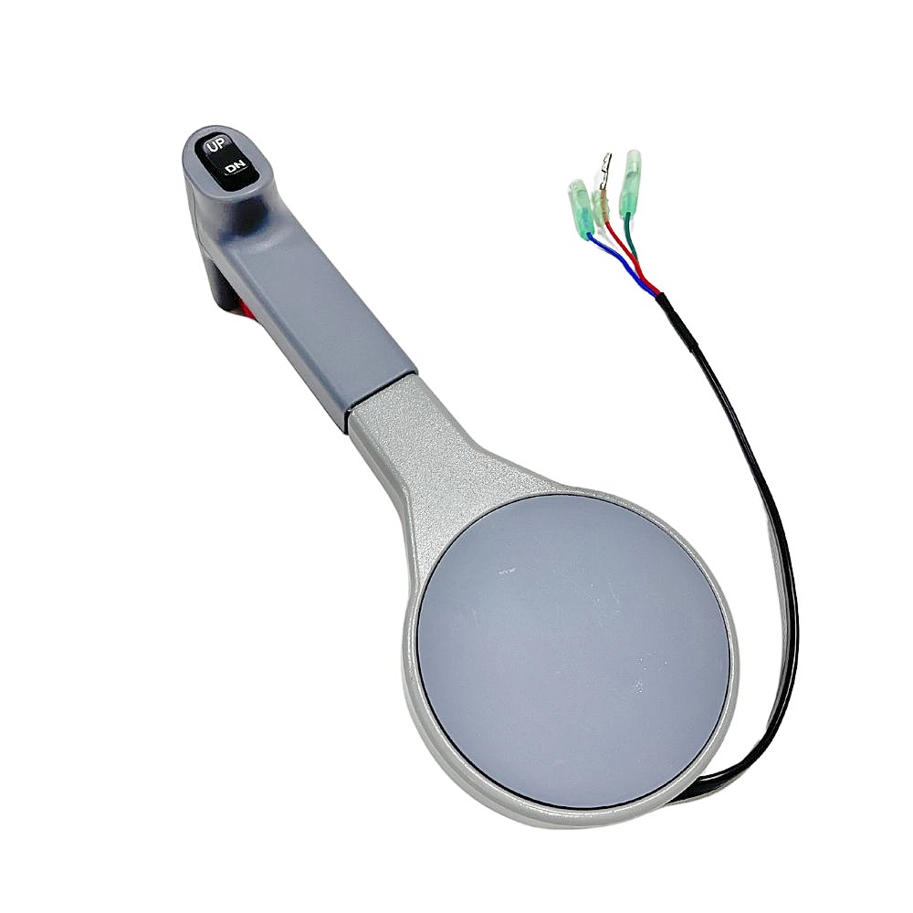 703 スロットルサイドマウントハンドルのマリンリモートコントロールボックス、パワートリムスイッチ付きヤマハ船外機用