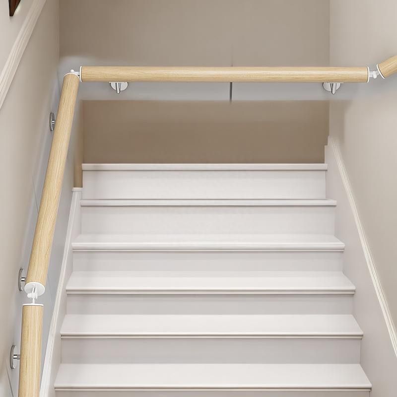 Anti-Slip Solid Wood Handrail-European Wall-Mounted Stair Railing for Elderly Safety Kindergarten/Corridor&Home Indoor Guardrail