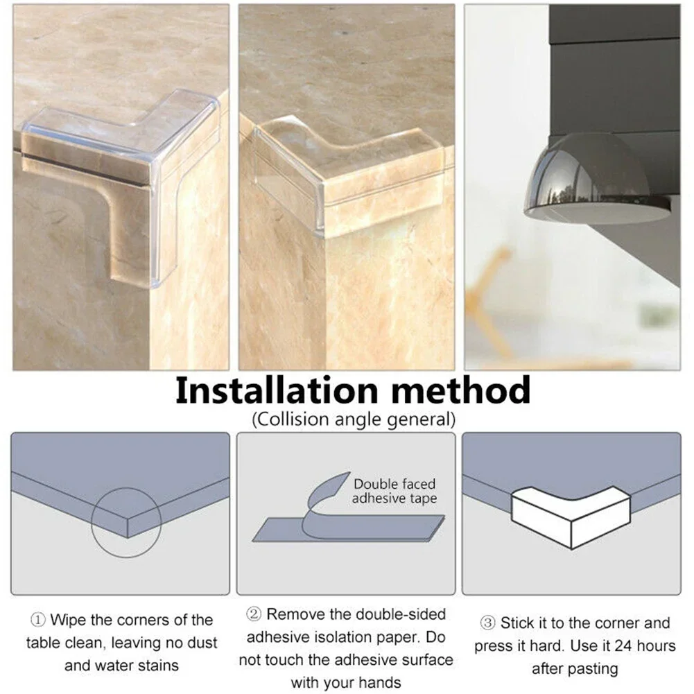 4 Con Bé Bàn Góc Cạnh Bảo Vệ Trong Suốt Cao Su Đồ Nội Thất Góc Cạnh Bàn Đệm Bảo Vệ Tấm Bảo Vệ An Toàn Cho Bé