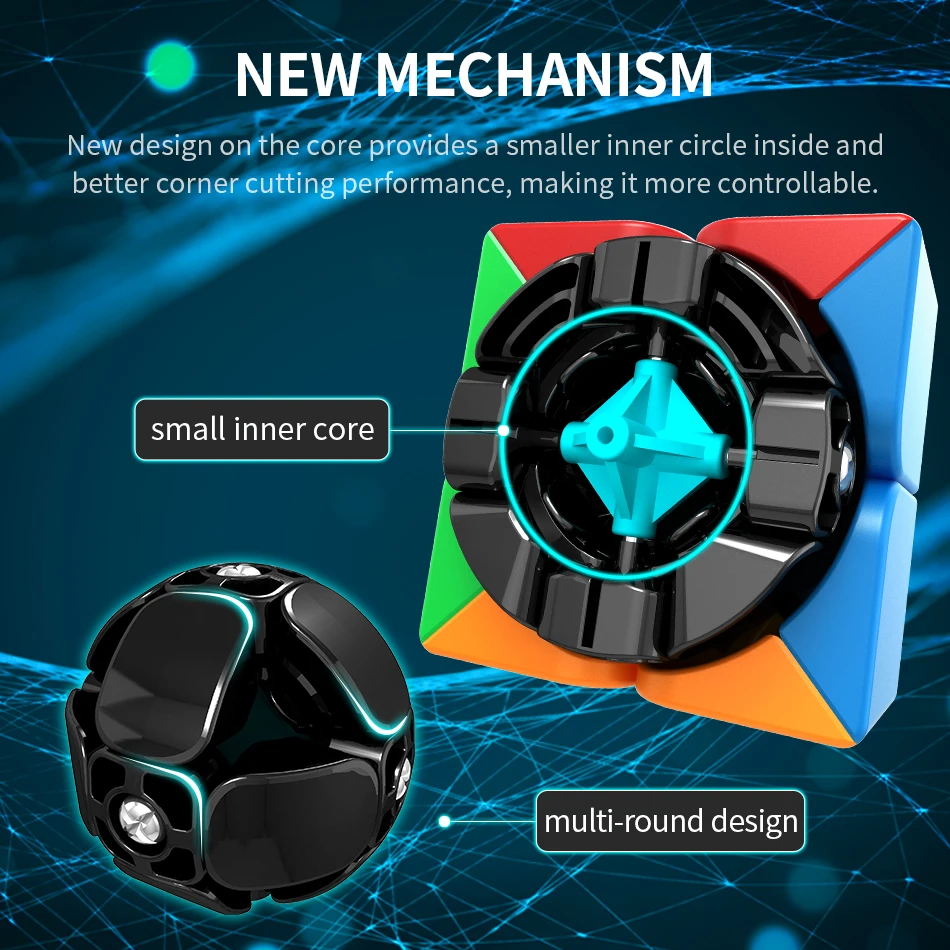 MOYU Meilong 2x2 3x3 Professional Magic Cube 2×2 3×3 Speed Puzzle Children's Fidget Toy Special Original Hungarian Cubo Magico