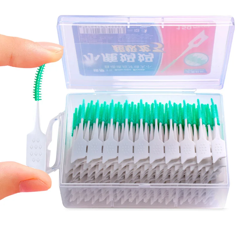 20/150 Chiếc Bàn Chải Kẽ Răng Cao Su Mềm Răng Vệ Sinh Dụng Cụ Nha Khoa Vệ Sinh Giữa Răng Bàn Chải Đánh Răng Vệ Sinh Răng Miệng Dụng Cụ Chăm Sóc