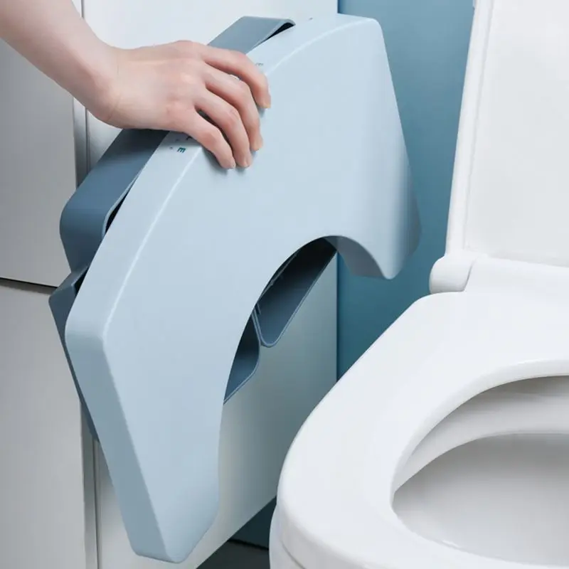 Gấp Gọn Thấp Phân Sáng Tạo Phòng Tắm Nhà Vệ Sinh Ghế Di Động Trẻ Em Ghế Ngồi Vệ Sinh Sóc Phân Thất Gia Êm Chân