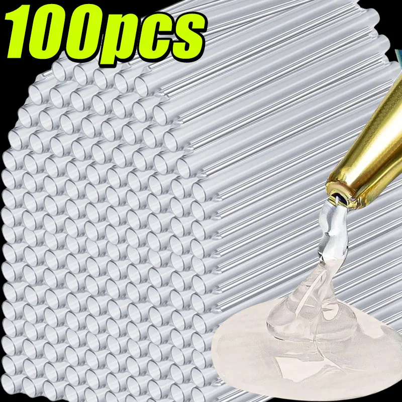 1/100pcs Strong Adhesive Transparent Hot Melt Glue Sticks for Electric Glue Gun DIY Craft Glue Stick Repair Kit Tools Wholesale
