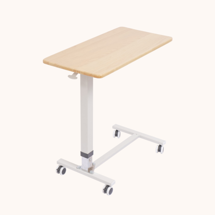 Mesa de jantar móvel multifuncional com rodas ABS cabeceira cuidados idosos para almoço para pacientes