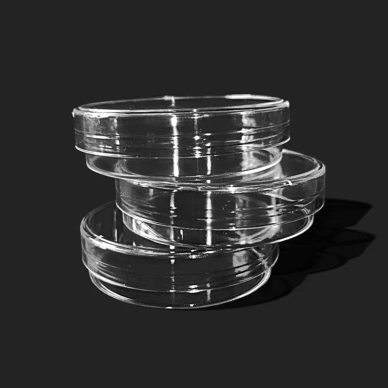 10 pz 60mm plastica trasparente piastre Petri cella Sterile piatto di coltura forniture di laboratorio