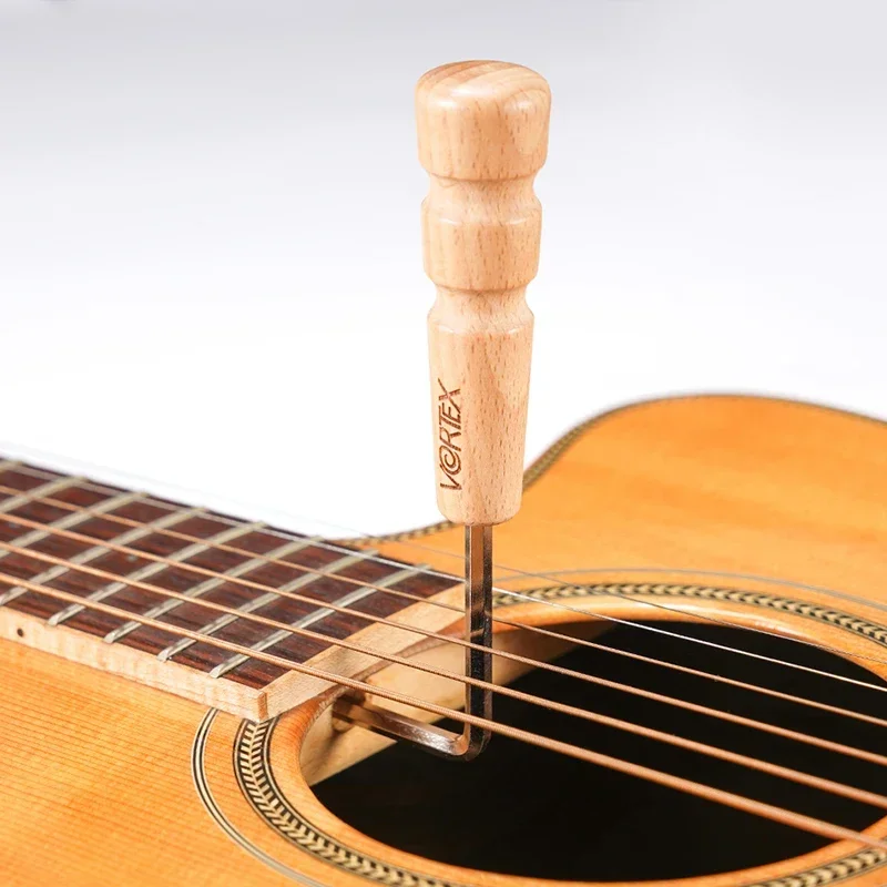 VORTEX Guitar Tool 4mm Wooden Handle -Acoustic Guitar Special Wrench, Extended Version, Hexagonal Adjustment Neck Wrench.