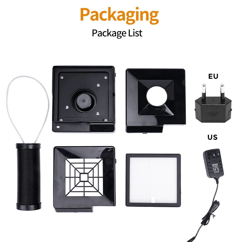 เลเซอร์ดูดควันกรองโลหะ Welding Fume Extractor Purifying ควันสําหรับเลเซอร์แกะสลัก/ตัด, การเผาไหม้ไม้, 3D เครื่องพิมพ์