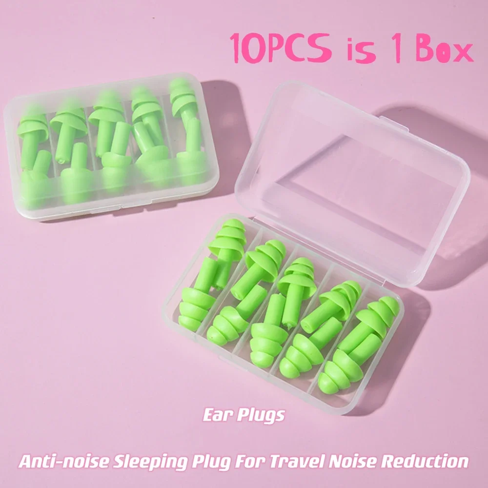 大人と子供用のソフトシリコン耳栓 防水水泳耳栓 アンチノイズイヤークリップ、スイマーダイビング 1箱あたり5ペア
