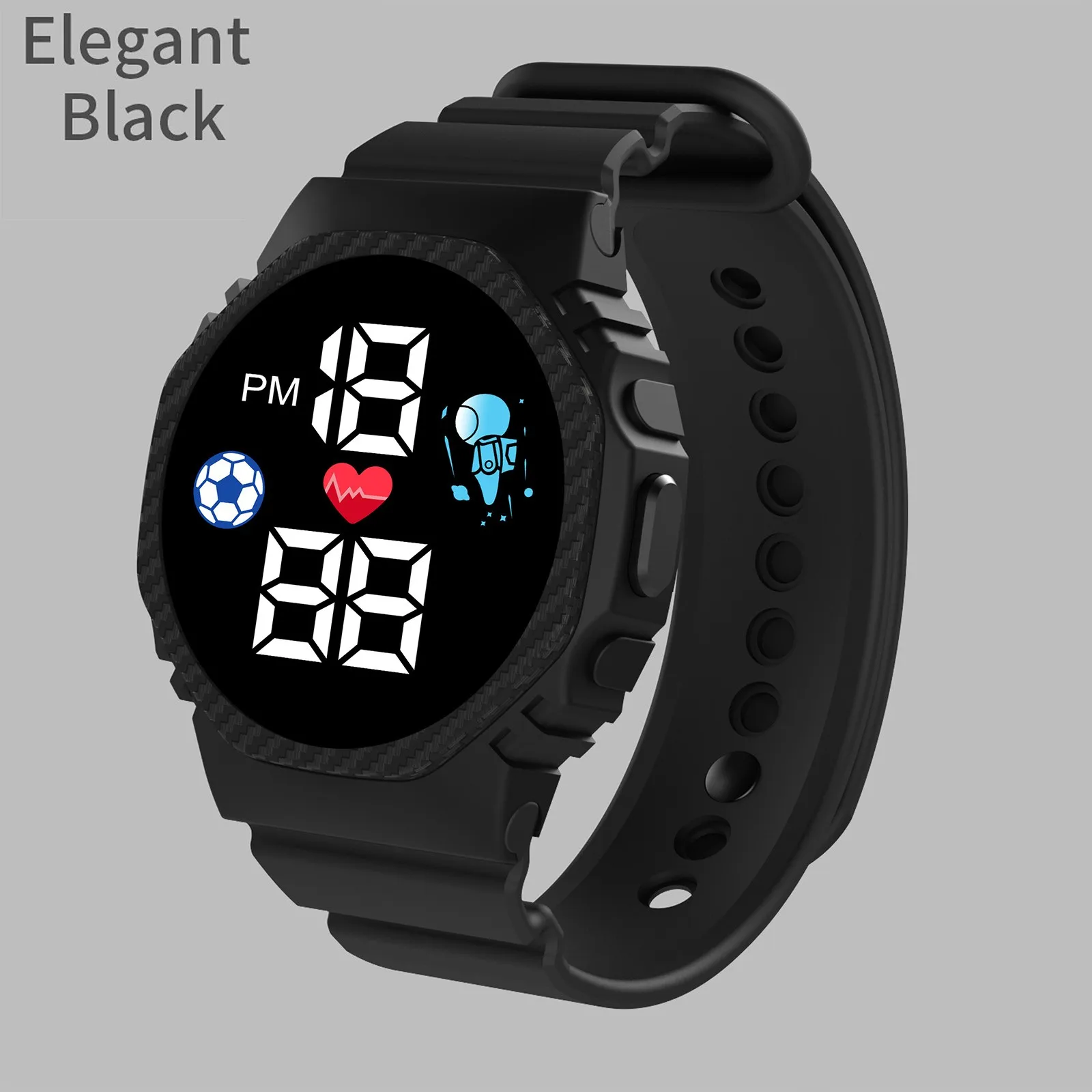 Reloj deportivo Digital Led para niños, pulsera electrónica a la moda para estudiantes, novedad de 2023
