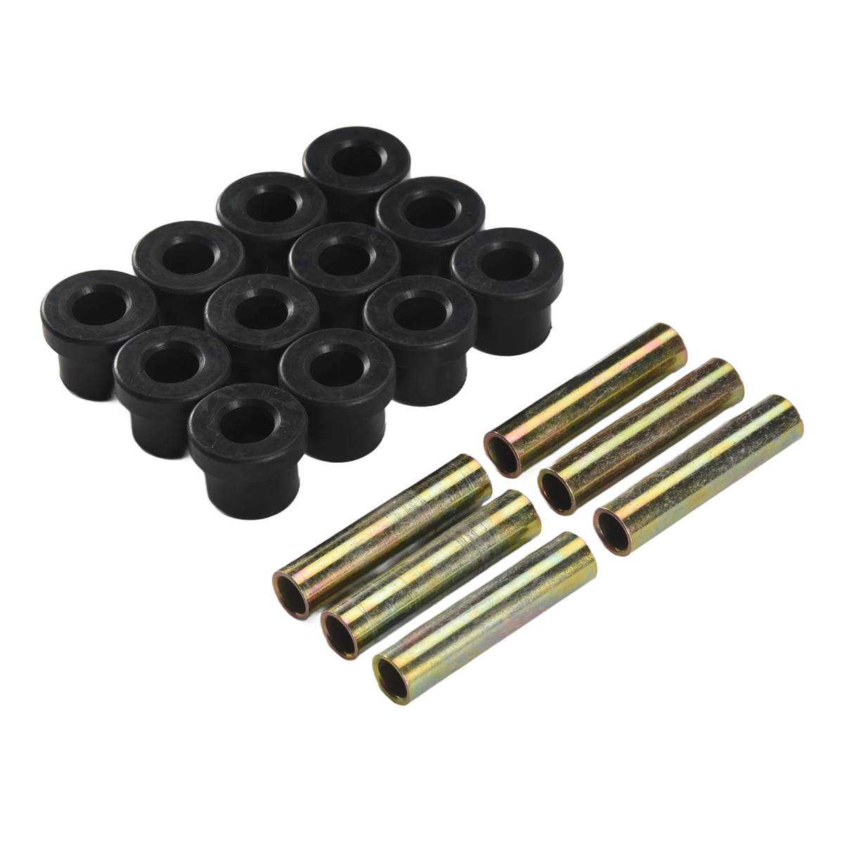 BABQ 1 Set Rear Leaf Spring for Club Car DS Gas Electric Golf Cart Bushing and Sleeve Kit, 1015583 1012303 1992 Up